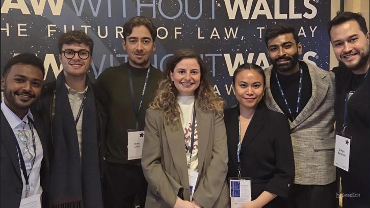 MLB student Sagar Subramanian at Law Without Walls in Buckingham, UK