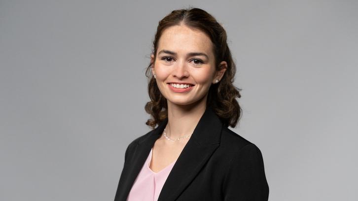 MLB student Emilie Seitz Ortiz at the St. Gallen Symposium