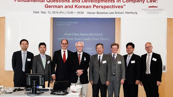Workshop at the Bucerius Institute for Corporate and Capital Markets Law