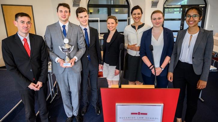 Winning duo scoops coveted mooting prize