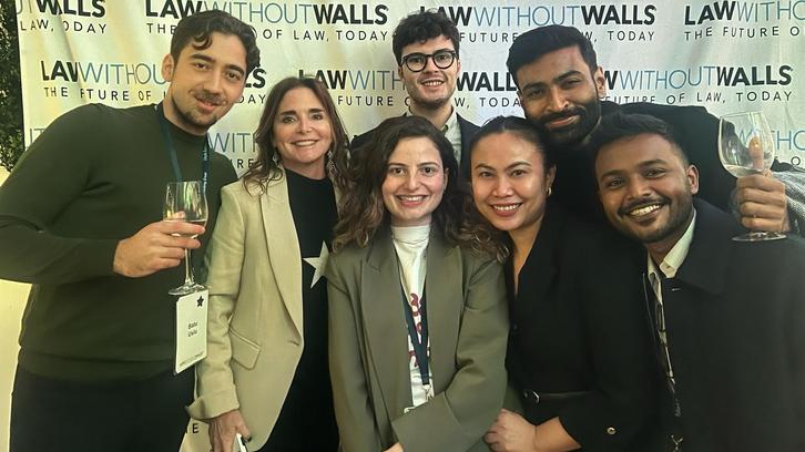 MLB student Batu Uslu at Law Without Walls in Buckingham, UK