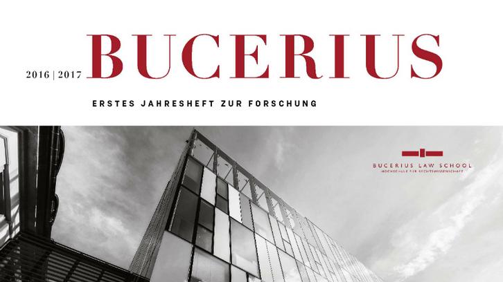 Publication of Bucerius Law School's first annual research review