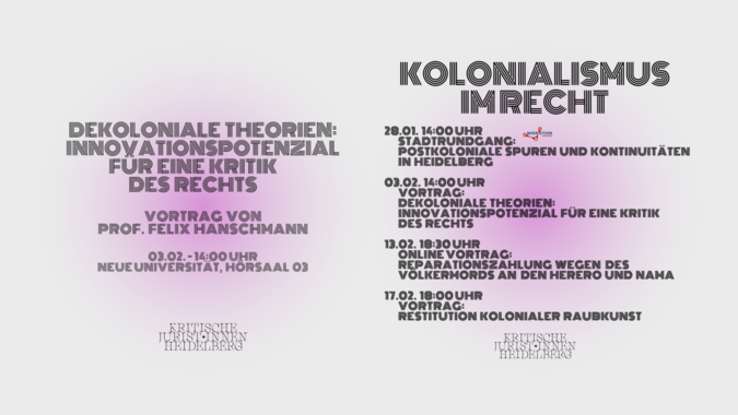 Dekoloniale Theorien: Innovationspotential für eine Kritik des Rechts? Dekoloniale Theorien: Innovationspotential für eine Kritik des Rechts?