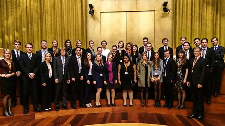 Schwerpunktstudierende zu Besuch beim Europäischen Gerichtshof