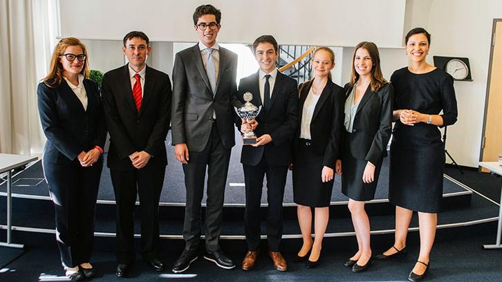Silver-tongued students excel in moot final
