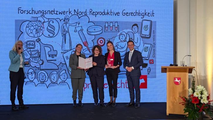 ReproGerecht erhält den Norddeutschen Wissenschaftspreis 2024 ReproGerecht erhält den Norddeutschen Wissenschaftspreis 2024