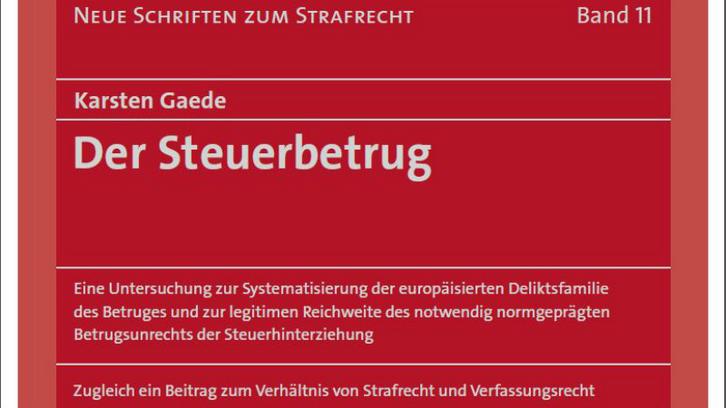 Erste strafrechtliche Habilitation der Bucerius Law School erschienen